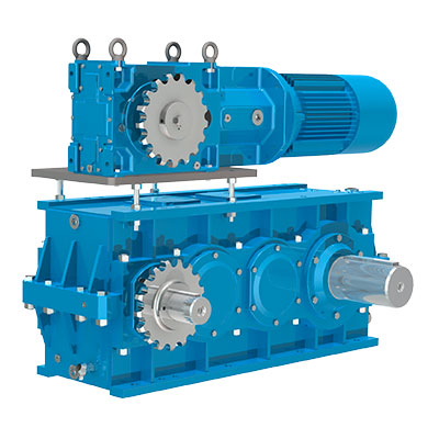 Brevini®Helical Bevel Helical Gearboxes – Posired N Series 